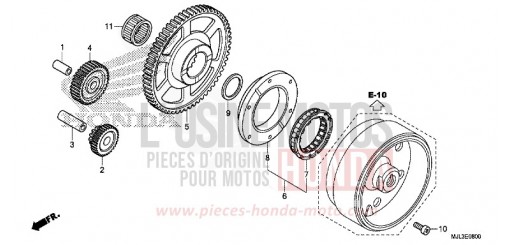 EMBRAYAGE DE DEMARRAGE NC750XDE de 2014